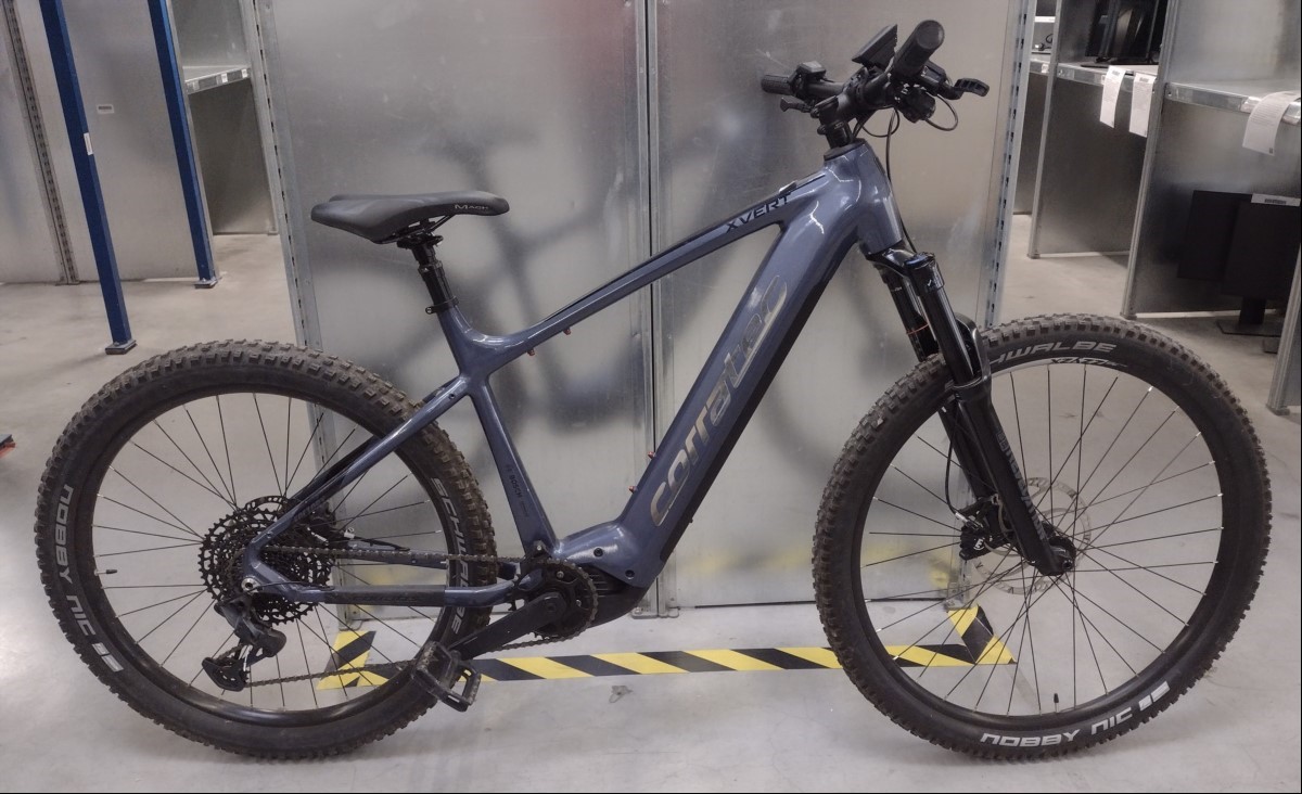 Corratec E-MTB, Farbe: grau/silber, Rahmen: Diamant, Rahmengröße: 49cm, Reifengröße: 29