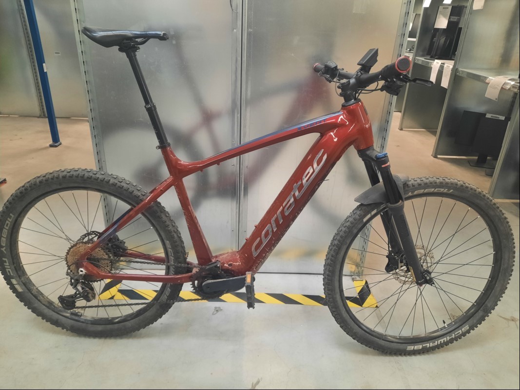 Corratec MTB, Farbe: red metallicblue, Rahmen: X Vert, Rahmengröße: 54, Reifengröße: 29