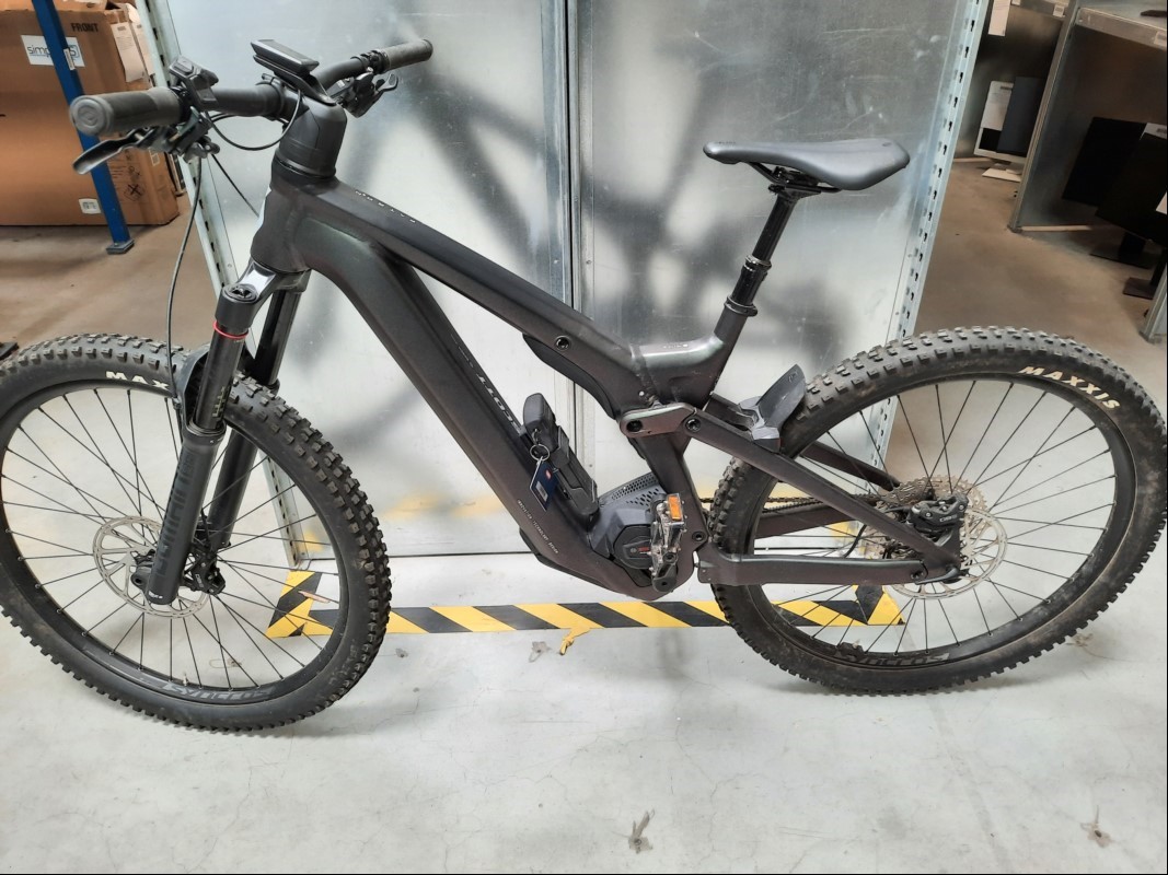 SCOTT   Patron E-Ride 920, Farbe: mattschwarzgrün, Rahmen: Fully (voll gefedert), Rahmengröße: L, Reifengröße: 29