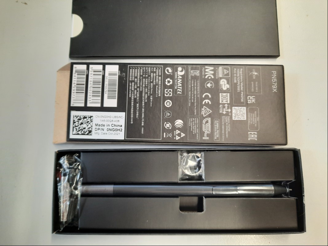 Dell Premium Active Pen (PN579X), Farbe schwarz, neuwertig, Pen ist noch einfoliert, in passender Verpackung, Stift ungeprüft, keine Garantie auf Vollständigkeit und Funktion!!! (ID=V02-44)