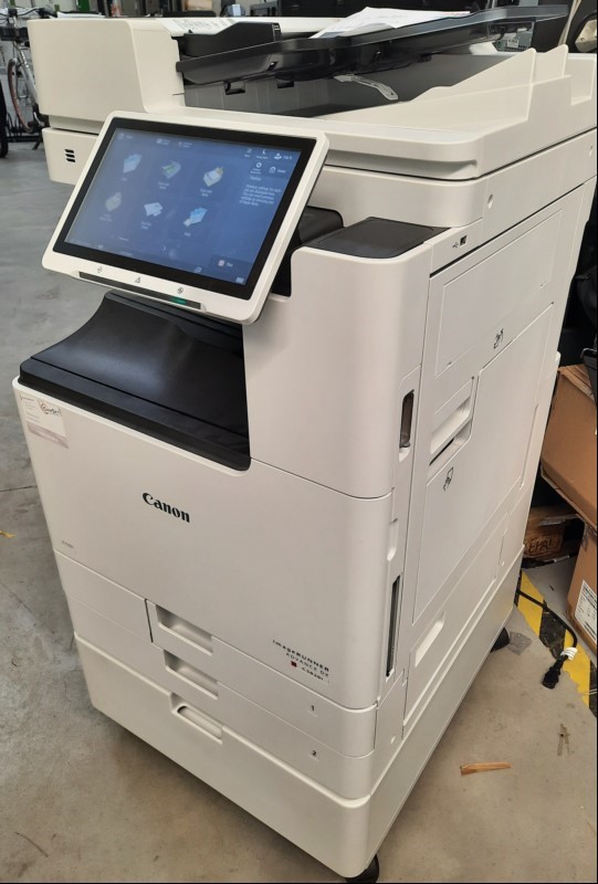 Canon Canon iR ADV DX C3826i, SN:4CF12803, Inbetriebnahme 03.2023, Papierfächer: 2, Unterschrank,DADF-BA1, Seitenanzahl: 102: 13491, 109: 4205, 124: 9286 laut Zählerbericht,  guter Zustand, Ausdrucke gut, keine weiteren Tests durchgeführt,  keine ...