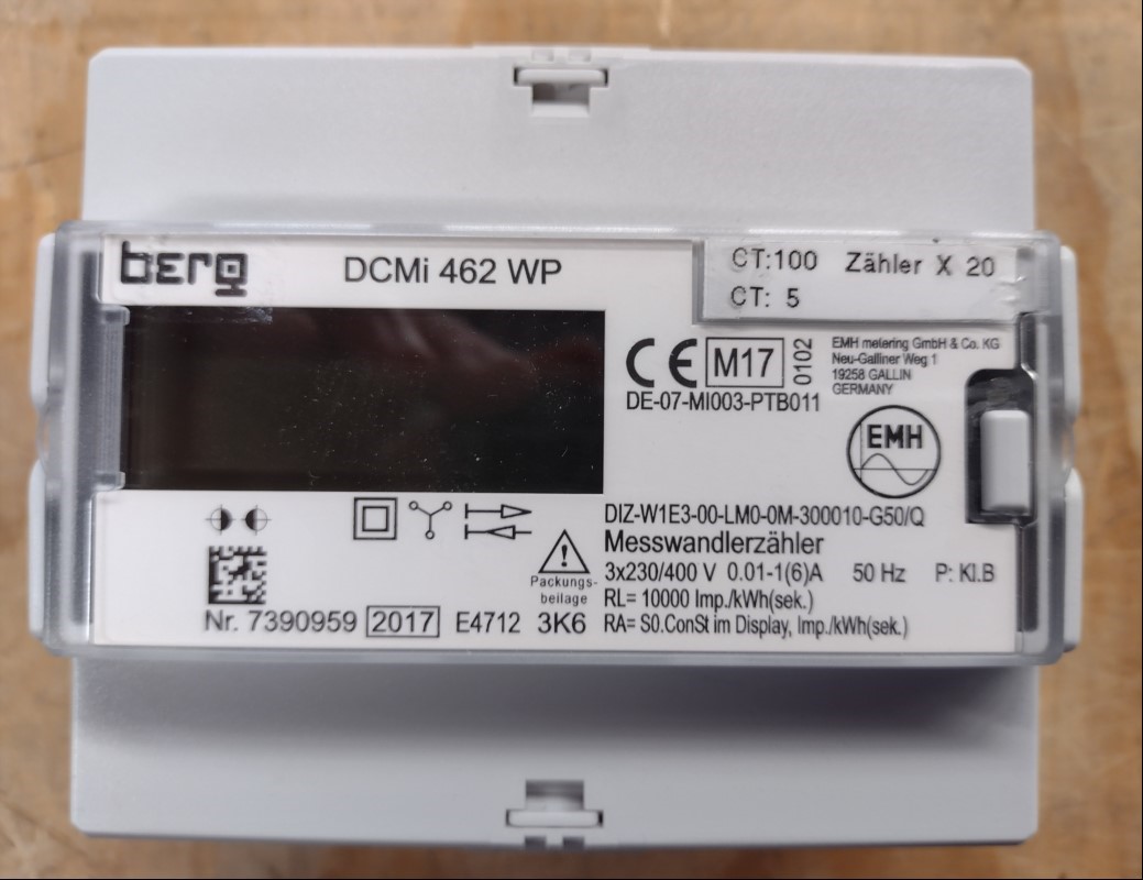 5x Berg DCMi 462 WP digitale Industriezähler, alles ungeprüft, keine Garantie auf vollständigkeit und korrekte Funktion (ID=V01-04)