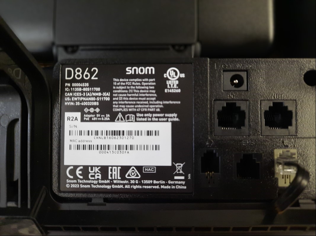 Snom IP Telefon D862, Seriennummer: CHNLB16062301272, VoIP-Telefon, Inbetriebnahme: Okt. 2024,siehe Beispielbilder, ungeprüft keine Garantie auf Funktion und Vollständigkeit (ID=V15-73)