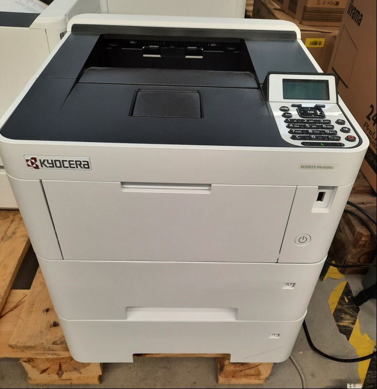 Kyocera Ecosys PA4500xyocera , SN:WD773327860, 2 Papierkassetten, optisch guter gebrauchter Zustand,  Zähler gesamt: ca.1569 laut Statusseite, Tonerstand unbekannt Ausdrucke gut, Reinigung und Service empfohlen, Inbetriebnahme 04.2024, keine Garan...