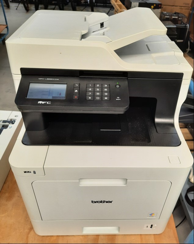 MFCL8690CDWG, SN: E77437F3F176198, Zusatzpapierfach,Toner cyan fehlt, kein Ausdruck möglich, keine weiteren Tests durchgeführt, Zähler laut Anzeige: gesamt 1209, keine Garantie auf Funktion und Vollständigkeit, KEIN VERSAND, KEIN VERPACKEN MÖGLICH...