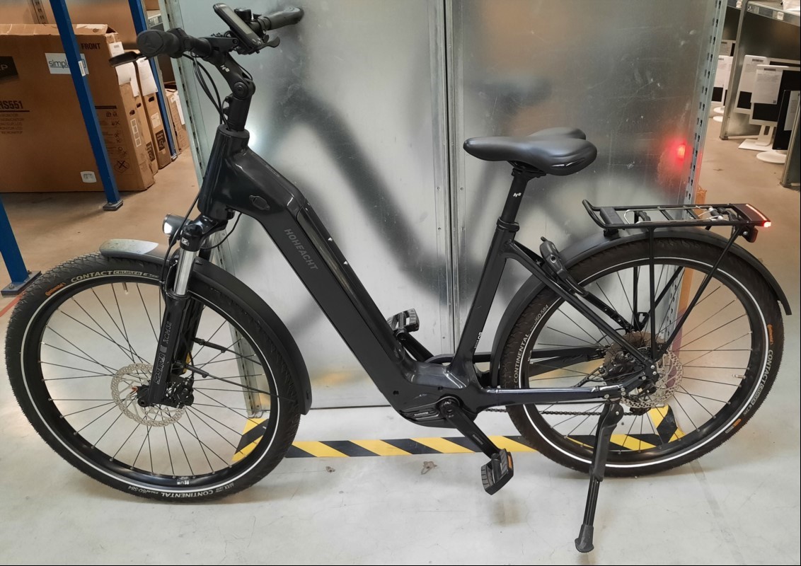 Hoheacht Amo Tero, Farbe: schwarz, Rahmen: Tiefeinsteiger, Rahmengröße: M, Reifengröße: 27,5, Bereifung: Continental, Federgabel: XCM32, Motor:  Shimano, Akku: 630 Wh, Display: Shimano, Schaltung: Kettenschaltung, Ganganzahl: 10, Bremsen: Shimano,...