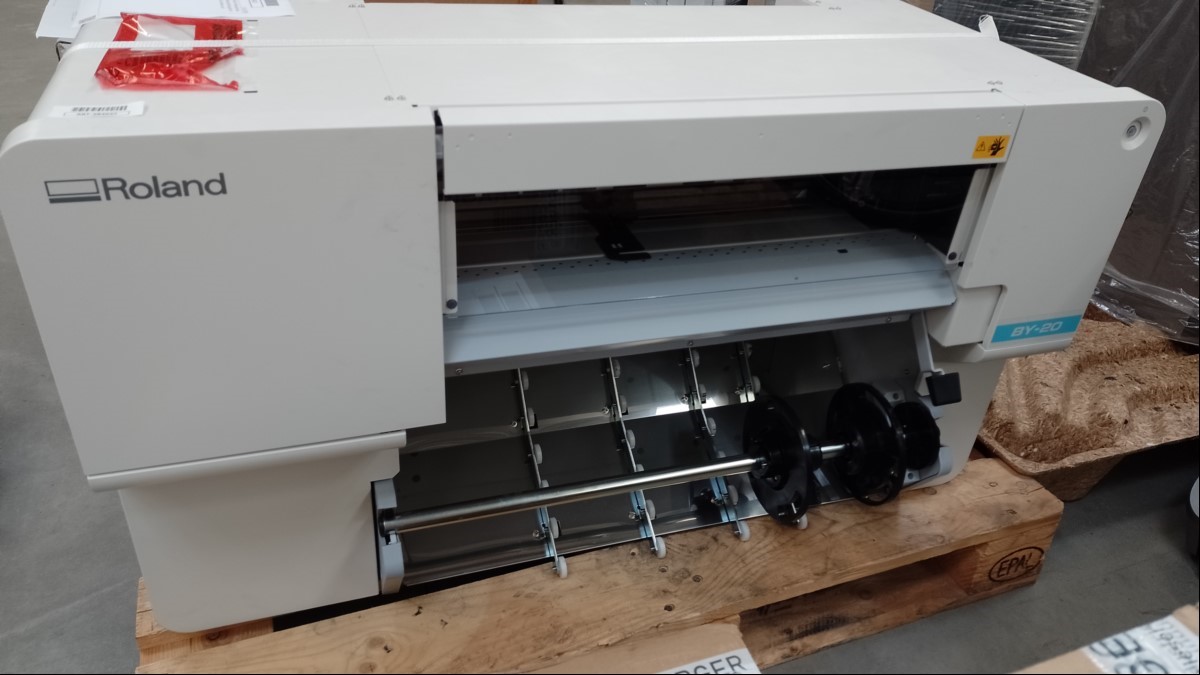 Roland BY-20 Textildrucker ohne Tintenpatronen, elektrisch geprüft - Kontrolllampe blinkt gelb mit Warnton - keine Garantie auf Funktion und Vollständigkeit (ID=E06-00)
