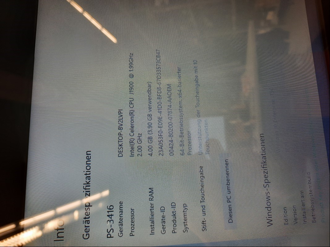 CASPOS Computerkass / Touchkasse PS-3416, Seriennummer: PS316E0013460Q4, 15\'\' Touchdisplay, inkl. Netzteil, nur elektrisch geprüft (Gerät lässt sich einschalten und bedienen, Touch-Funktion ok, keine weiteren Tests durchgeführt), keine Garantie au...