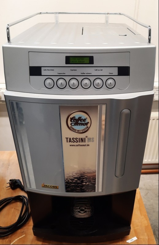 Kaffeeautomat Tassini 100 S, SN: 20210202063, elektrisch geprüft - Maschine startet - Wartung notwendig! kein Schlüssel - keine Garantie auf Funktion und Vollständigkeit (ID=V07-12)