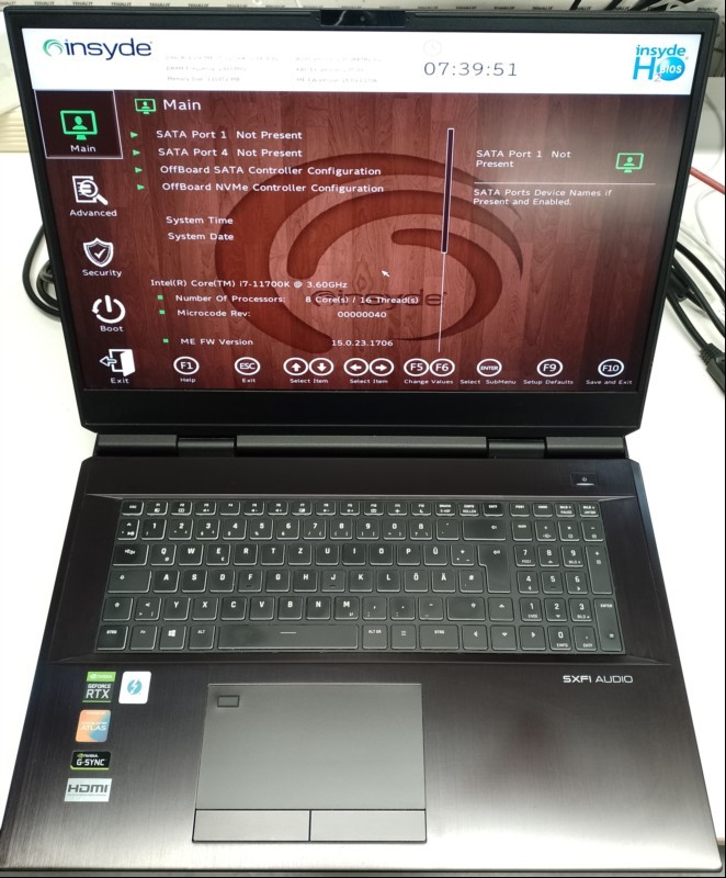 SCHENKER XMG ULTRA 17 (XUL17E21 - Early 2021) Gaming Notebook mit 11th Gen Intel Core i7-11700K 3.60GHz (Octa-Core, HT), 128 GB DDR4 (4x 32 GB) RAM, Display: 43,94 cm (17,3\'\') 4K Ultra HD IPS (Auflösung 3840 x 2160, G-SYNC), 1x 1 TB SSD (Seagate F...