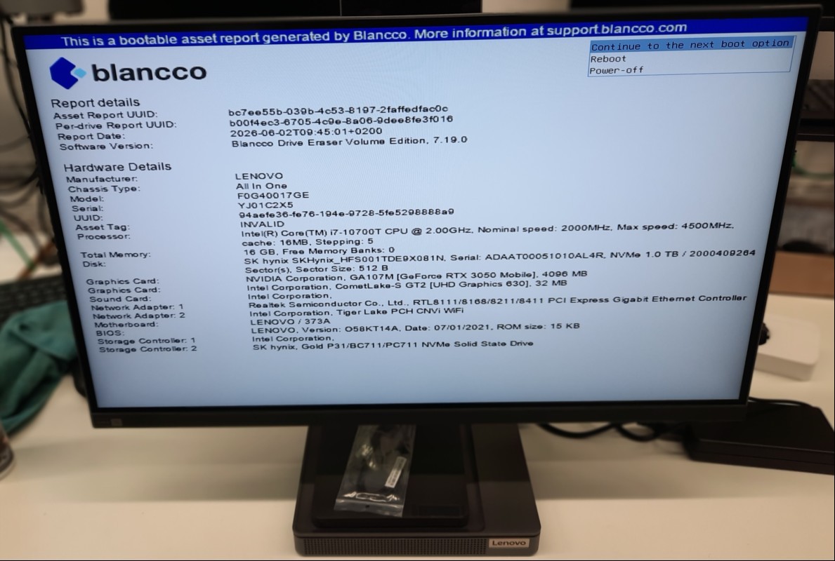 Lenovo IdeaCentre AIO 5 27IOB6 (F0G40017GE) AIO mit Intel Octa-Core i7-10700T 2.00GHz (8-Kern,HT), 16 GB RAM, 68,6cm (27\'\') TFT-Display (Auflösung 2560 x 1440), 1 TB SSD SKHynix_HFS001TDE9X081N, 2x USB 2.0 Anschluss, 2x USB 3.0 Anschluss, 1x USB-C...