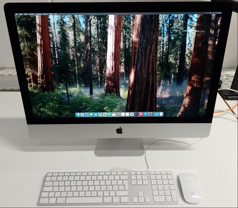 Apple iMac 68,58 cm (27\'\') Retina 5K (2019 / iMac19,1) mit Intel Core i5-8500 3,00 GHz (Hexa-Core), 68,58 cm (27\'\') Retina 5K-Display (5120 x 2880), 64 GB DDR4 RAM, 1,03 TB Fusion Drive (1 TB (SATA) APPLE HDD ST1000DM003 + 32 GB SSD (APPLE SSD SM0...