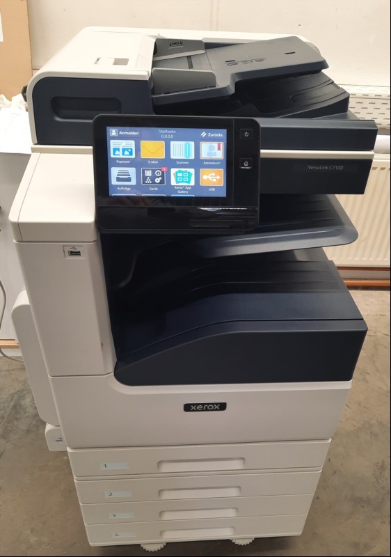 Xerox VersaLink C7125V_T, SN: 3742575321, 4 Papierkassetten, Zähler gesamt: ca. 6535 laut Statusseite, Ausdrucke ok, Reinigung und Service empfohlen, keine Garantie auf Funktion und Vollständigkeit, alle Angaben ohne Gewähr, - NUR SELBSTABHOLUNG, ...