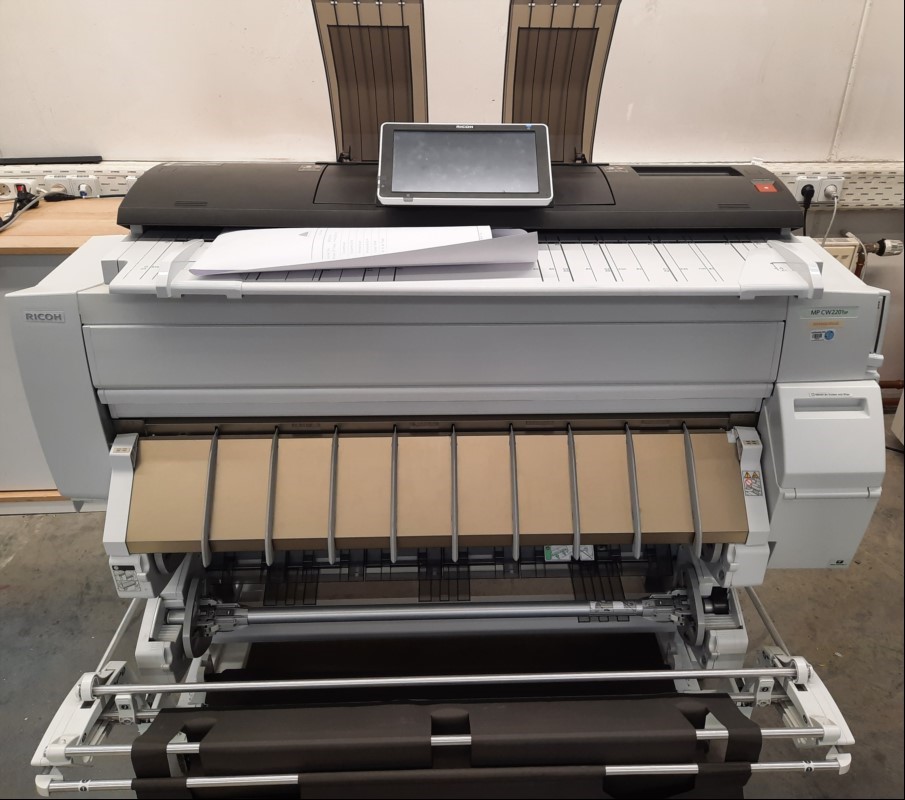 Ricoh MP CW 2201 SPGrossformatsystem, SN: G930Q830048,
ungeprüft, keine Garantie auf Funktion und Vollständigkeit, Reinigung und Service notwendig, keine weiteren Tests durchgeführt alle Angaben ohne Gewähr. KEIN VERSAND – NUR SELBSTABHOLUNG!! NO ...