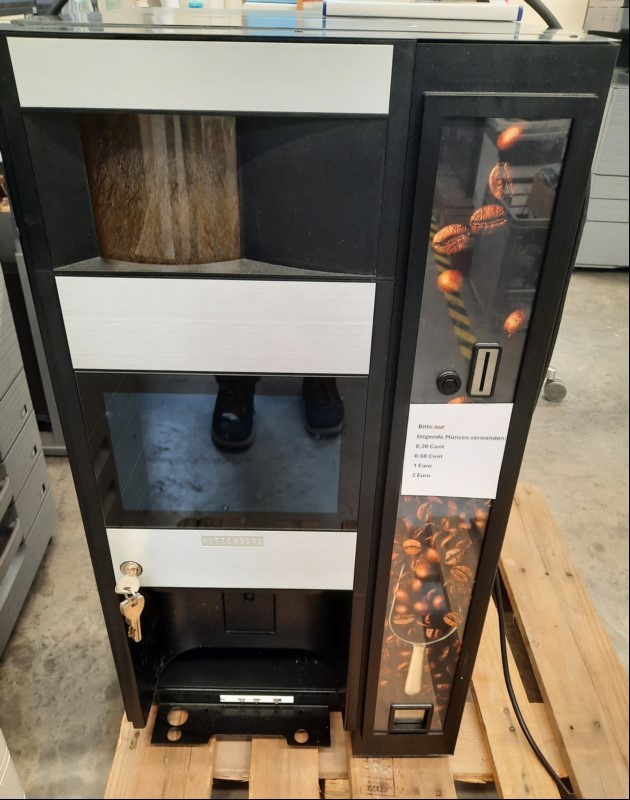  Kaffeeautomat Wittenborg 9100, ungeprüft, keine Garantie auf Funktion und Vollständigkeit, NUR SELBSTABHOLUNG, Kein Versand und kein Verpacken möglich!! NO DELIVERY – ONLY SELF PICK UP!! (ID=T02-00)