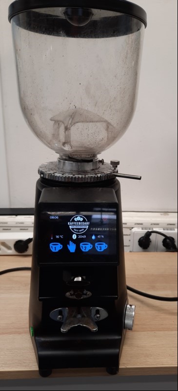 Kaffeemühle Remidag, SN: 25MST64PF2260, ungeprüft, Verschmutzungen vorhanden, Gerät lässt sich einschalten, keine weiteren Tests durchgeführt, keine Garanti auf Funktion und Vollständigkeit (ID=V07-02)