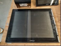 Teile aus Kassensystem mit Touchkasse Posiflex XT-3815 (ohne Standfuß), Kunden-Monitor(ohne Standfuß, Netzteil), SNBC Thermo-Bon-Drucker BTP-R180II, Kassen-Waage, Magellan SL 9800i, vereinzelte Verschmutzungen und Klebereste, alles komplett ungepr...