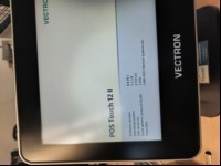 Computerkasse/Touchkasse Vectron POS Touch 12 II, 12\'\' Touchdisplay und 4x Kassenschlüssel (Touchfunktion ok, Kasse lässt sich hochfahren, Betriebssystem ist gelöscht-keine weiteren Tests durchgeführt), (ID=V07-13)