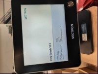 Computerkasse/Touchkasse Vectron POS Touch 12 II, 12\'\' Touchdisplay, 4x Kassenschlüssel und USB-Stick (Touchfunktion ok, Kasse lässt sich hochfahren, Betriebssystem ist gelöscht-keine weiteren Tests durchgeführt), (ID=V07-33)