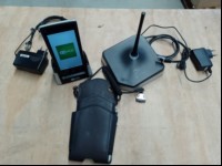 Orderman NCR Orderman7 mit Leder Gürteltasche + Orderman Basisstation4, nur elektrisch nicht auf Funktion geprüft! (ID=V09-13)