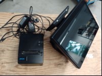 Kassensystem Posiflex PS 3416E mit Kundendisplay und Bondrucker, Kasse lässt sich einschalten und bedienen - keine weiteren Tests durchgeführt! (ID=V09-02)