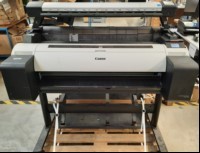 Canon iPF TM300 Drucker 36 /A0, Inbetriebnahme 06/2020, mit Scanner colortrac ohne PC und Software elektrisch geprüft - Tinte verbraucht , keine Tests möglich, Gerät verschmutzt, Reinigung und Service notwendig,  keine Garantie auf Funktion und Vo...