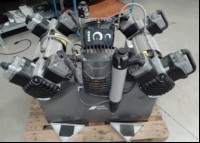 Dürr Kompressor Quattro Tandem (90L Druckbehälter, 2x Kompressor Aggregat, 2x Membrantrockner), Baujahr: 2022, Kompressor ist komplett ungeprüft! Zustand siehe Bilder! (ID=V12-00)