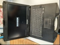 Teile aus WABCOWÜRTH Diagnosesystem für NFZ betehend aus: Durabook (Model: S14I / SN: SY0380200056) inkl. Netzteil, W.EASY Box 2.0 Rev. 1.3 (S/N: 414509) und verschiedenen Adaptern im Hartschalenkoffer (siehe Bilder), Durabook lässt sich starten(k...