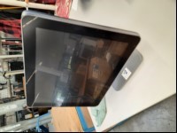 Teile aus Partner Kassnsystem mit Touchkasse Model: A1-1-A (lässt sich einschalten und bedienen Touch-Funktion ok, keine weiteren Tests durchgeführt), Glanzstellen auf dem Touchdisplay, Partner Thermo-Bondrucker Model: RP-100-300II(lässt sich eins...
