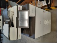 Ricoh MP-C3004 , SN:G697J400279, 4 Papierfächer, optisch gebrauchter Zustand, Gehäuse verschmutzt und mit Abschürfungen, Zähler gesamt: ca. s/w 91355, color ca. 54977 laut Statusseite, Toner fast verbraucht, Ausdrucke gut, Reinigung und Service em...