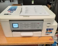 Brother MFC J4340DW, SN:E80957F1H515128, DIN A4 Multifunktionsgerät (Faxgerät, Scanner, Kopierer und Drucker), Anschlüsse: USB,  WLan, optisch guter Zustand, Tesseite geduckt, Ausdruck gut, Zähler gesamt: 1788, keine weiteren Tests durchgeführt, a...