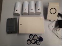 Teile aus Videofied Alarmanlage, siehe Bild,  alles ungeprüft, keine Garantie auf Funktion und Vollständigkeit (ID=V16-02)