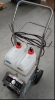 Trockendampfreiniger Jupiter PRO 3300W auf Rollen, mit 2 abnehmbaren Tanks (2x 10L) und Sauger, Set scheint unvollständig zu sein! Lieferumfang siehe Bilder! (ID=V04-00)