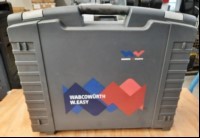 Teile aus WABCOWÜRTH Diagnosesystem für NFZ betehend aus: Notebook Panasonic Toughbook CF-54 (Model: CF-54HY022TG / Seriennummer: 2HTCA15516 inkl. Netzteil, W.EASY Box 2.0 Rev. 1.3 (S/N:413935) diverse  Adapter (siehe Bilder), ungeprüft, keine Gar...