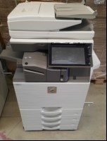 Sharp MX4071, SN: 0800991900, 4 Papierkassetten, Gerät verschmutzt und Abschürfungen am Gehäuse, Reinigung und Service notwendig, Inbetriebnahme 10.2020, Seitenanzahl: s/w ca.88819, color ca. 328941, elektrisch geprüft, Ausdrucke gut, keine weiter...