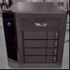 PROMISE Pegasus 32 R4 16TB, Storage / Raid Hardware Gehäuse mit 4x 4 TB Toshiba MN08ADA400E HDDs (Status: OK) , Anschlüsse: 2x USB-C-Thunderbolt 3 oder USB3.2 und 1x DisplayPort, Gerät läßt sich einschalten und an einem angeschlossenen Gerät erken...
