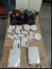 Teile aus Alarmanlage bestehend aus: 2x Schutzhaus W-Zentrale IP/GPRS, 4x Bedienfeld, 4x Bewegungsmelder mit Kamera, 3x Rauchmelder, 7x Kamera, 4x Fenster/Türkontakt und 2x Sirene, alles ungeprüft! (ID=V09-32)