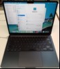Apple MacBook Air M2 (2022 - Mac14,2 - Z1600079HD/A) Mitternacht mit Apple M2 8-Core CPU, 24 GB LPDDR5 RAM, 34,46 cm (13,6") Liquid Retina Display (Auflösung 2560 x 1664), 256 GB APPLE SSD AP0256Z, 2x Thunderbolt3/USB4 Anschluss (USB-C), 1x MagSaf...