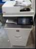 Sharp MX-C403W, SN: 2300440Y00,  Inbetriebnahme 07.2024, Gedruckte Seiten s/w:31417, color:19211 laut Ausdruck, Ausdrucke gut, 2x Papierfach, Unterschrank, keine weiteren Tests durchgeführt, Wartung und Service empfohlen, keine Garantie auf Vollst...
